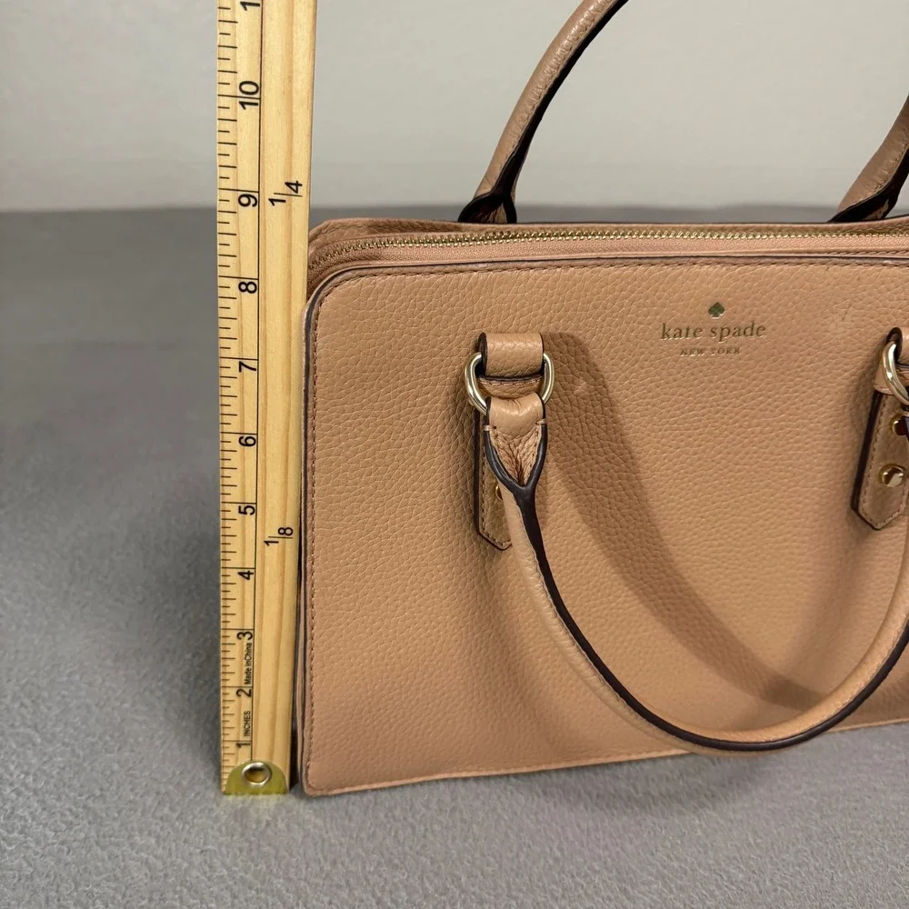 Kate Spade Mulberry Street Lise Satchel Women Medium Blush Leather Handbag